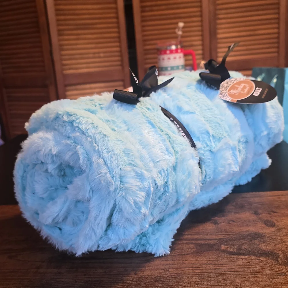 Minky Couture Designer Blanket - Blue